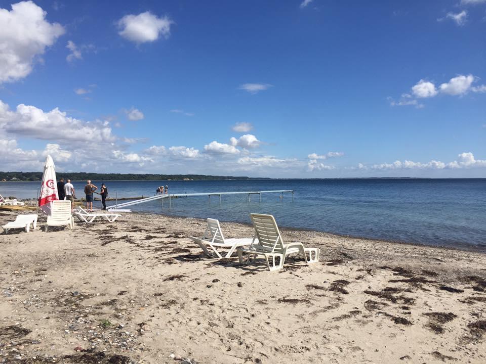 ホテル Gasevig Strand Camping ハザスレウ エクステリア 写真
