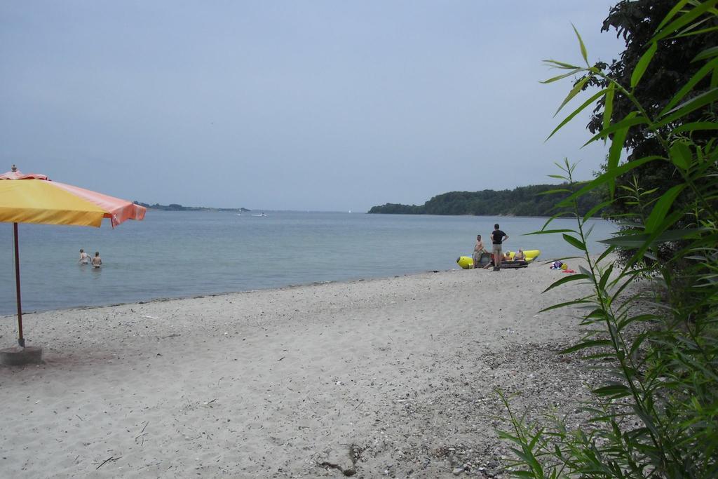 ホテル Gasevig Strand Camping ハザスレウ エクステリア 写真